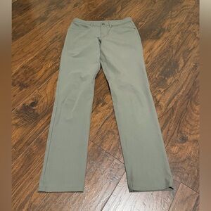Lululemon men’s grey sage ABC pants size 30”